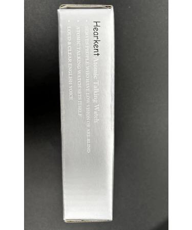 HORKENT Atomic Digital Talking Watch - German-speaking Radio-Controlled Big Numbers for Seniors & Visually Impaired - Stylish Black - Buy Online on GoSupps.com