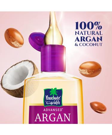 Parachute Advansed Argan & Coconut Hair Oil - Renews & Strengthens Dry, Damaged Hair | 200 ml - Buy Online on GoSupps.com