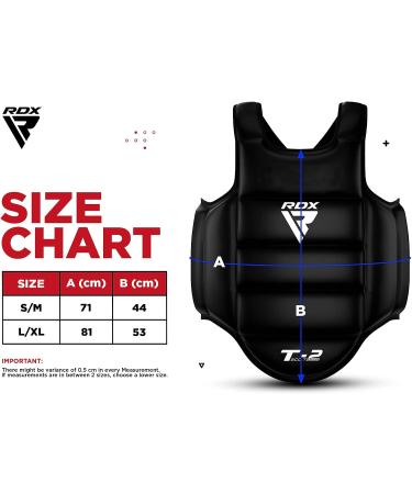 RDX Reversible Boxing Body Protector Kickboxing MMA Chest Guard - Black (L-XL) - Buy Online on GoSupps.com