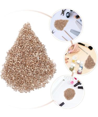 HONMEET 1 Nail Gravel Accessories for Lithops Nail Accessories Nail Art Decors Crushed Decor for Nail Art Irregular Nail Charms Diamond Drawing Charms Nail Art Supplies Glass 20.00X12.00X2.00CM Golden - Buy Online on GoSupps.com