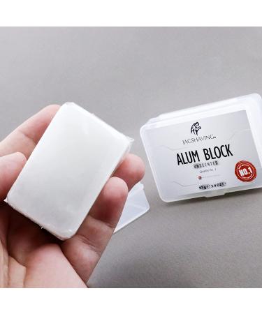 Natural Alumen Stone for After Shave | Antiseptic Alaun Block | Soothes Razor Irritation - Buy Online on GoSupps.com