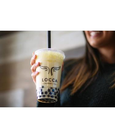 Locca Premium Tapioca Pearls - 14 Oz (10 Servings) with Boba Pearls Recipe Card - Vegan Brown Sugar Boba - Buy Online on GoSupps.com
