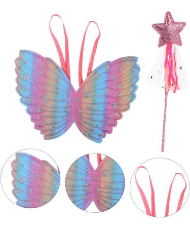 Abaodam 6 Pcs 1 Set costume props princess costume for girls Fairy Wings lovely performance clothes make up Pinkx3pcs 31x20x1cmx3pcs - Buy Online on GoSupps.com