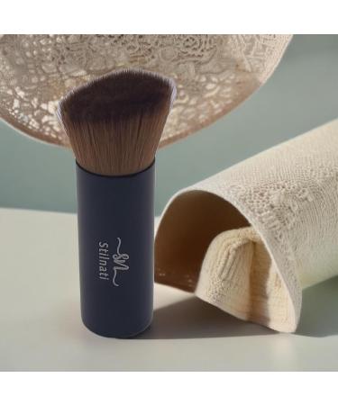 Travel Makeup Brush Set - 6 Mini Cosmetic Tools for Liquid Powder & Blush | Portable On-the-Go Face Brushes - Buy Online on GoSupps.com