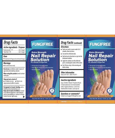 Extra Strength Toenail Fungus Treatment - Effective Nail Repair for Discolored & Damaged Nails | Athlete's Foot Care | 1 Fl Oz - Buy Online on GoSupps.com