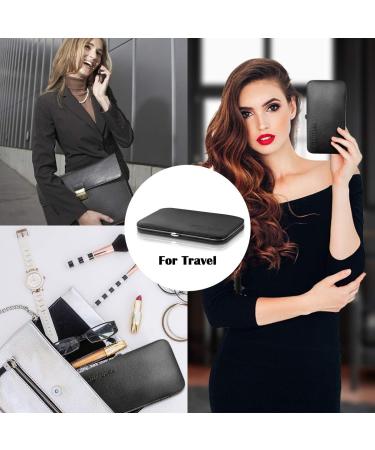 Maincure Set MOMSIV Professional 12Pcs Stainless Steel Nail Clippers Set Pedicure Kit Grooming Tools with PU Leather Case for Girls and Women Gift Black - Buy Online on GoSupps.com