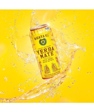 Guayaki Yerba Mate Tea Canned Beverage Revel Berry Flavor 458 mL (Pack of 12) - Buy Online on GoSupps.com