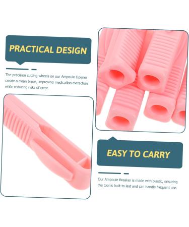 Kichvoe Doctors Mini Bottle Opener 6pcs Tools pro Tools Small Tools ampoule Opening Tool Vial Mini Supplies Doctorow 6.5X1.5X1.5CM Pink - Buy Online on GoSupps.com