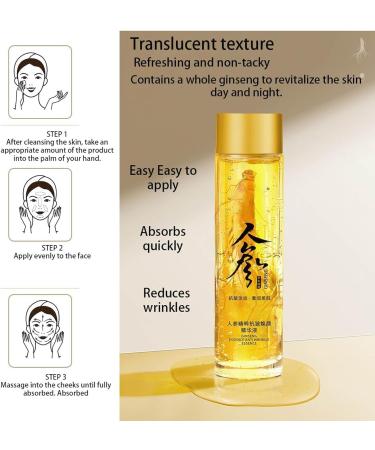  3Pcs Ginseng Extract Liquid Ginseng Extract Anti-Wrinkle Original Serum Oil Ginseng Anti Wrinkle Serum Ginseng Essence Ginseng Serum for Tightening Sagging Skin Reduce Fine Lines - Buy Online on GoSupps.com