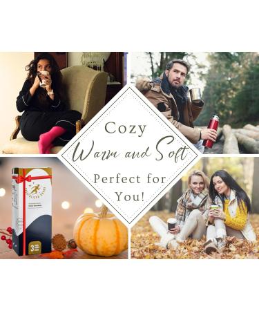 Diabetic Socks for Men & Women | Cozy Super Soft Thermal Socks in Medium Pink Lila & Gray - Buy Online on GoSupps.com