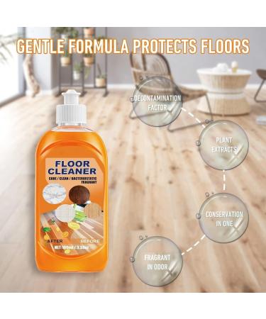 Probablei Multi-Purpose Floor Cleaner Powerful Decontamination Floor Cleaner Wood Floor Cleaner and Polish Liquid for Wood Tile Floors (3PCS) - Buy Online on GoSupps.com
