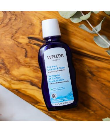 Weleda One-Step Face Cleanser & Toner - 3.4 Fl Oz (Pack of 2 & 24) | International Shipping Available - Buy Online on GoSupps.com