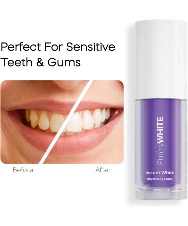 PurelyWHITE DELUXE Purple Brightening Toothpaste | Teeth Whitening & Color Corrector | 1 Fl Oz - Shop Now - Buy Online on GoSupps.com