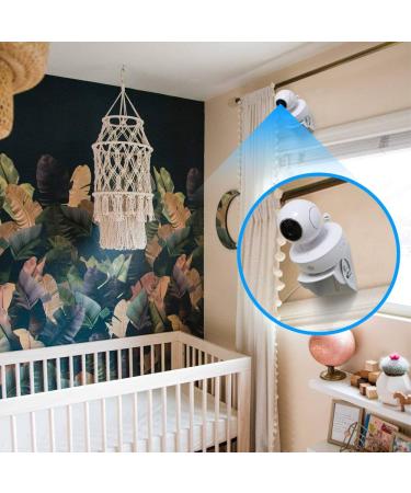 2 Pack Adjustable Angle Baby Monitor Wall Mount for Motorola, Arlo, Infant Optics DXR-8 - Easy Installation, Perfect Angle (Camera Not Included) - Buy Online on GoSupps.com