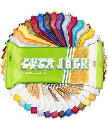Sven Jack Schoko-Kokos Energy Cake 24x125g - Oatmeal Fitness Bar | Long-Chain Carbs Snack for Everyday Energy - Buy Online on GoSupps.com