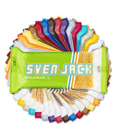 Sven Jack Energy Cake Cranberry - Low Sugar Oatmeal Bar | Original Fitness Flapjack & Snack | 125g (36 Pack) - Buy Online on GoSupps.com