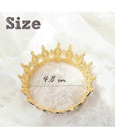 Baroque Queen Crown: Sparkly Rhinestone Wedding Tiara in Purple - Buy Online on GoSupps.com