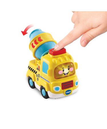 VTech Baby Speedsters Concrete Mixer Toy Car - Music Lights & Sounds for Kids 1-5 Years - Fun Yellow Playset - Buy Online on GoSupps.com