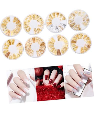 POPETPOP 16 Boxes Alloy Nail Decoration Nail Stickers Nail Art Decor Nail Charms Sparkly Nail Sequins DIY Accessories for Nail Rivet Nail Metal Trim Rivets Plastic Manicure - Buy Online on GoSupps.com