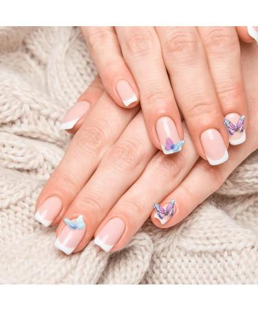 Abeillo 50Pcs Butterfly Nail Charms Micro Resin Butterflies Shape Nail Gems 3D Nail Art Charms Nail Decoration Supplies for Women Girls Manicure - Buy Online on GoSupps.com