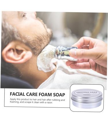 Angoily Men's Razor Soap | Solid Shampoo & Facial Water | Beard Removal Cream | Nourishing Soap | 7.1x7.1cm | Buy Online Worldwide - Buy Online on GoSupps.com