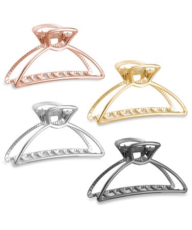 Tonyg-P 4 pieces of hair clip metal claw clips metal hair clips for girls hair clips hair clips clip slide slipproof hairpin for women - Buy Online on GoSupps.com