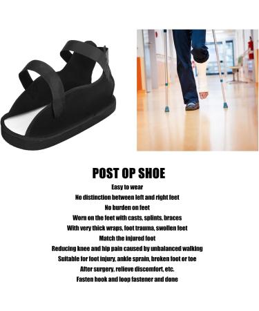ZJchao Post Op Shoe for Broken Toe | Open Toe Fracture Boot | Orthopedic Foot Support & Protective Cast for Injury (L) - International Shipping Available - Buy Online on GoSupps.com