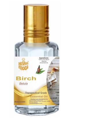 LEVENMOOI Birch (Betula) Pure & Natural Therapeutic Grade Essential Oil Glass Without Dropper (5ml