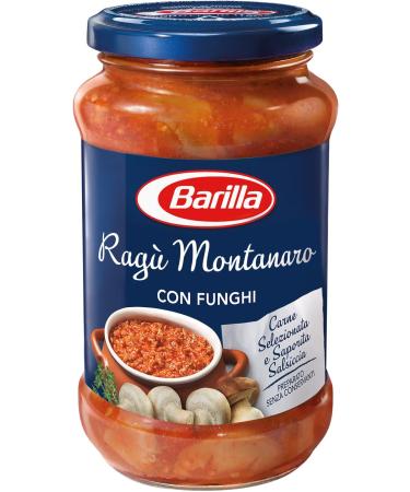 6x Barilla Rag Montanaro pasta sauce tomato sauce with mushrooms 400 g from Italy