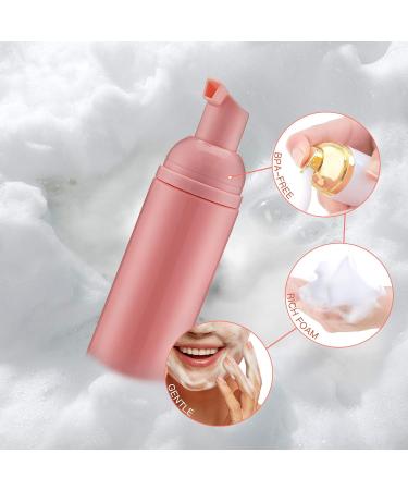 Livfa 60ml Foaming Pump Bottle - Refillable Foam Soap Dispenser (10 Pack Pink) | International Shipping Available - Buy Online on GoSupps.com