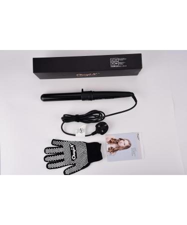 CkeyiN 32mm Hair Curling Wand - Professional Ceramic Barrel Curling Iron - Buy Online on GoSupps.com