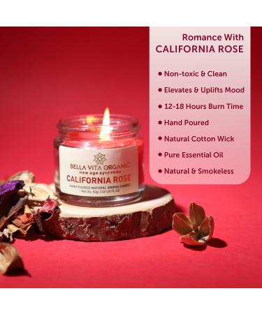 Buy Bella Vita Organic Aroma Candles Set of 4 - Scented Vanilla Cinnamon Lavender & Rose - Perfect for Gifting & Home Decor - 60G Each Up to 15 Hours Burn Time - International Shipping Available - Buy Online on GoSupps.com