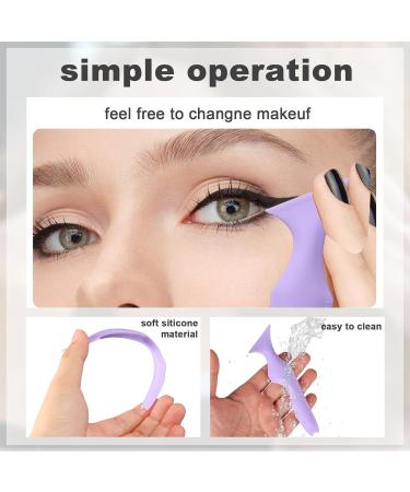 2pcs Silicone Eyeliner Stencils Set - Winged Eyeliner Tool for Beginners and Multi-Purpose Eye Make-Up Tool - Buy Online on GoSupps.com