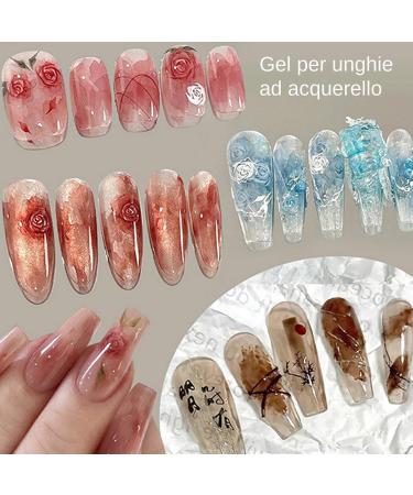 Blooming Gel - Blooming Gel for Nail Design - Full Application Personal Care Supplies Spreading Artistic Nail Effects for Women and Girls - Buy Online on GoSupps.com