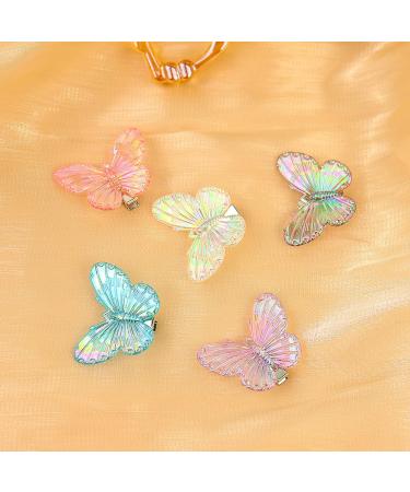 Kawaii Butterfly Hair Clips Set - 14 Pcs Girls Hair Barrettes for Teens & Kids - Cute Accessories for Toddler Girls - Non-Slip Clips for Birthday & Christmas Gift - Buy Online on GoSupps.com