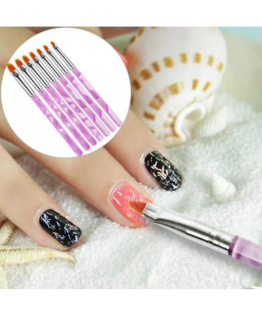 Olakin 7-Piece Nail Brush Set | Professional Gel Brushes for DIY Nail Art | Essential Salon Tools - Buy Online on GoSupps.com