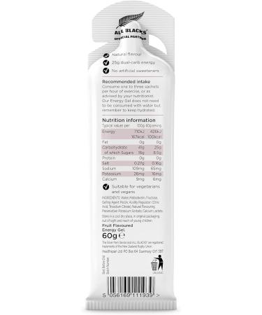 British Cycling Energy Gels | Fast-Acting 25g Dual Source Carbs | Electrolytes Sodium, Potassium & Calcium | Vegan (Apple & Blackcurrant) - Buy Online on GoSupps.com