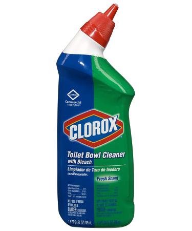 Clorox Toilet Bowl Cleaner with Bleach Fresh Scent - 24oz, 12 Bottles/Case - Buy Online on GoSupps.com
