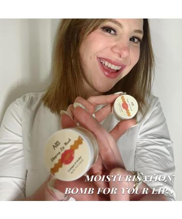 ANAI RUI Lip Mask and Scrub Set - Overnight Lip Care Gift Kit for Dry Chapped & Dark Lips - Exfoliating Lip Exfoliator & Sleeping Mask for Fine Lines - Vanilla Scent - Buy Online on GoSupps.com
