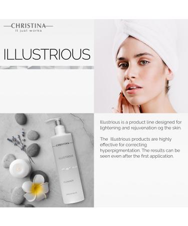 -CHRISTINA- Illustrious Refreshing AHA Facial Cleanser | Gentle Glycolic Acid Face Wash | Infused with Witch Hazel for Even Skin Tone & Radiance | For All Skin Types 300ml / 1 fl.oz - Buy Online on GoSupps.com