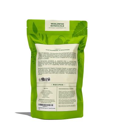 Organic Cinnamon Powder | 100% Pure Vietnamese Spice | Sustainably Harvested | Kosher | 1 lb - Buy Online on GoSupps.com