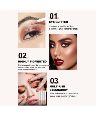 Cream eyeshadow stick eyeliner pencil - Eyeliner | 6 colors Shimmer Highlighter Glitter Longwear Makeup Cosmetics for Women Night Out & Professional Use Waterproof - Buy Online on GoSupps.com