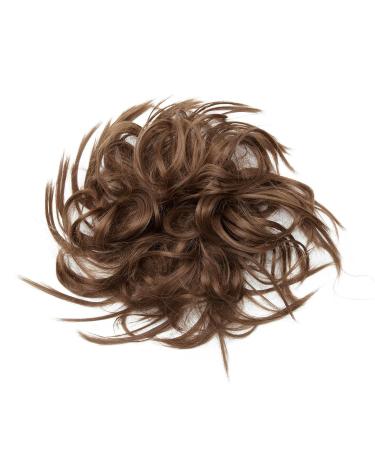 TESS Voluminous Messy Bun Hairpiece - 45g Hair Tie with Elastic Band for Women & Girls (Ash Brown) - International Shipping Available - Buy Online on GoSupps.com