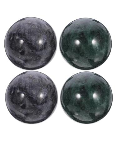 Beavorty 2 sentences ball sound balls dark gray baoding balls made of marble fu marble marble scale stress balls for adult massage ger t Hand exercise balls handballs for stress relief stress