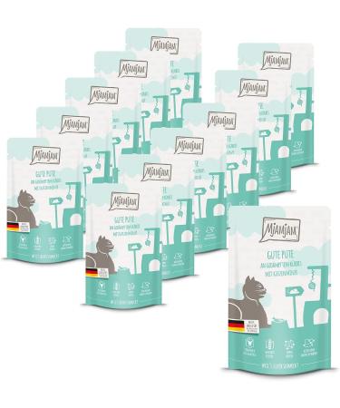 Mjamjam Mix Package IV for Cats - 12 x 125g Premium Wet Food Grain-Free Turkey & Pumpkin Bundle - International Shipping Available - Buy Online on GoSupps.com