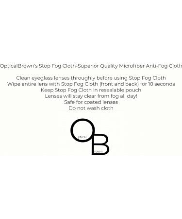 Buy Generic Optical Brown Stop Fog Cloth | Microfiber Anti-Fog Cloth - Blue 5x6 inches - International Shipping Available - Buy Online on GoSupps.com