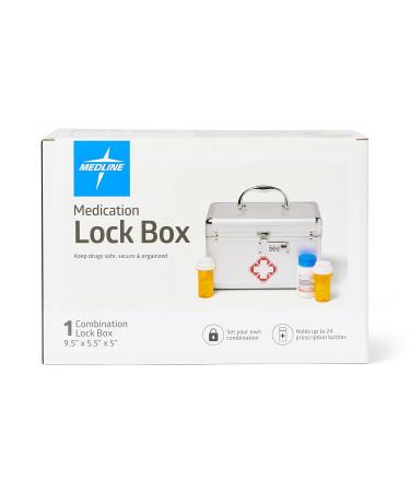 Medline Medication Lock Box - Secure Storage for Prescription Medications | Safe & Reliable Shipping Worldwide - Buy Online on GoSupps.com