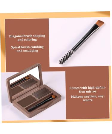Poudre sourcils naturelle imperm able 2 couleurs Kit de sculpture Duo pour filles et femmes brun fonc et gris 1 ensemble - Buy Online on GoSupps.com