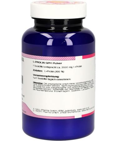 Buy Gall Pharma L-Proline GPH Powder - 100g for Optimal Health | Fast International Shipping - Buy Online on GoSupps.com