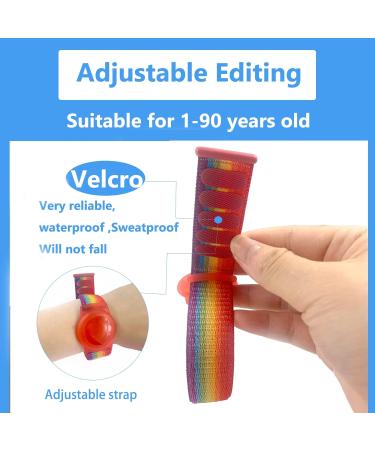 Dingfeiyu Airtag Wristband for Kids Adult Apple Airtag Waterproof Bracelet Adjustable Anti Lost Airtag Wristband Nylon for Toddler Child and Men Women (rainbow) - Buy Online on GoSupps.com